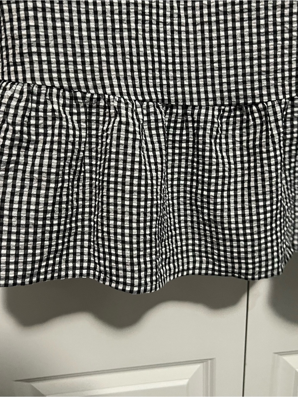Shein Gingham Ruffle Mini Dress - Picture 3 of 7